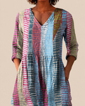 Belinda – Long Blouse with Statement Pattern