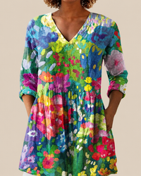 Dottie – Long Blouse with Statement Pattern