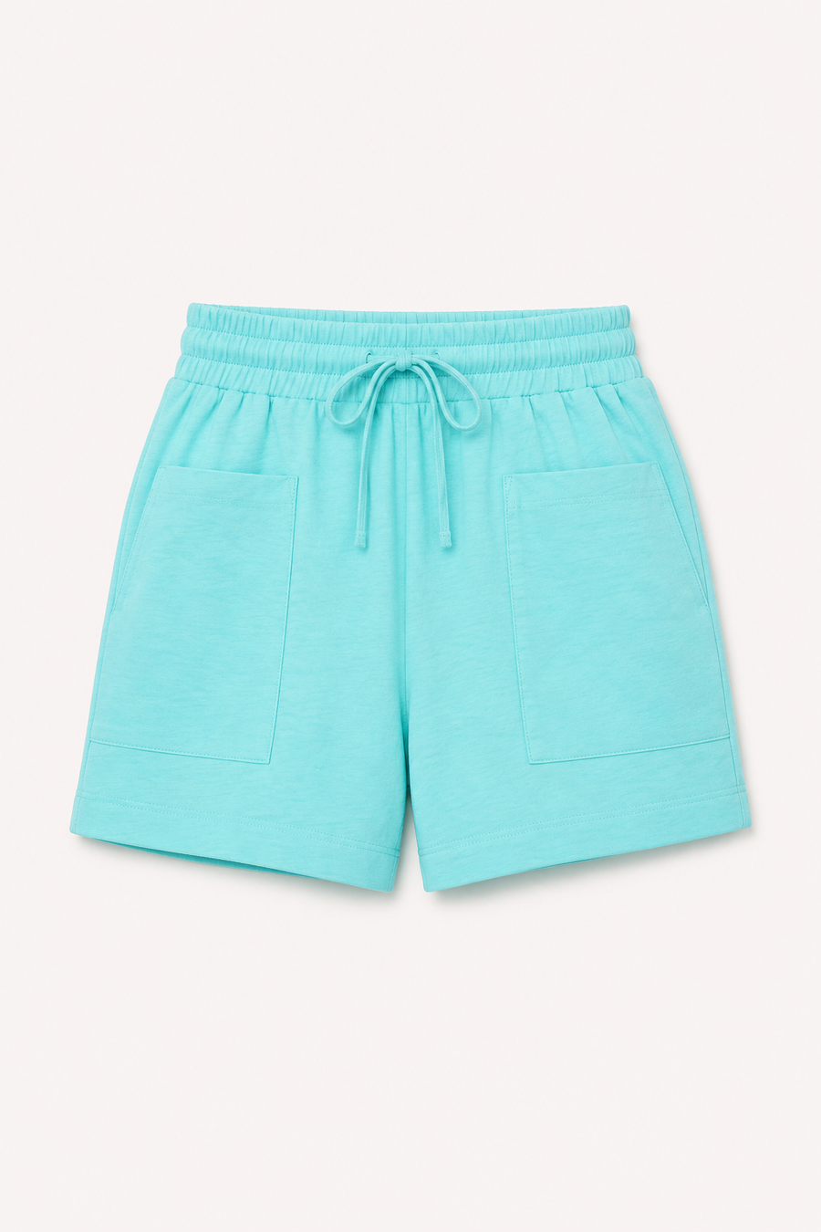 Lanni Elastic-Waist Pocket Shorts