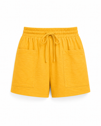 Lanni Elastic-Waist Pocket Shorts