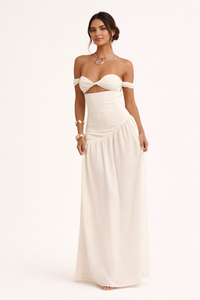 Helga Split-Front Maxi Dress