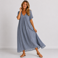 Toni - Flowing V-Neck Maxi Dress