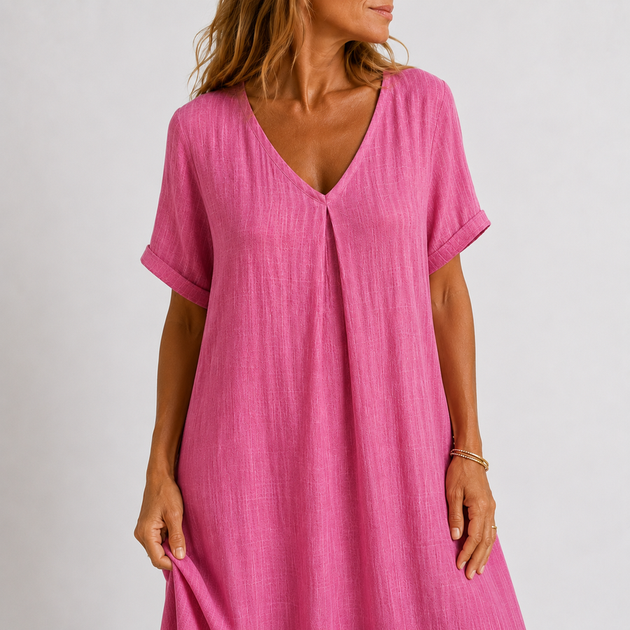 Toni - Flowing V-Neck Maxi Dress