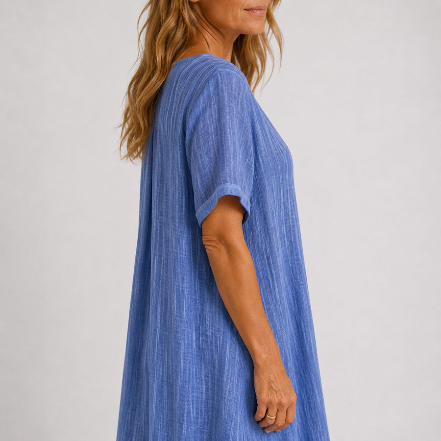 Toni - Flowing V-Neck Maxi Dress