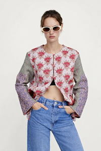 Gerlinde Patchwork Print Jacket