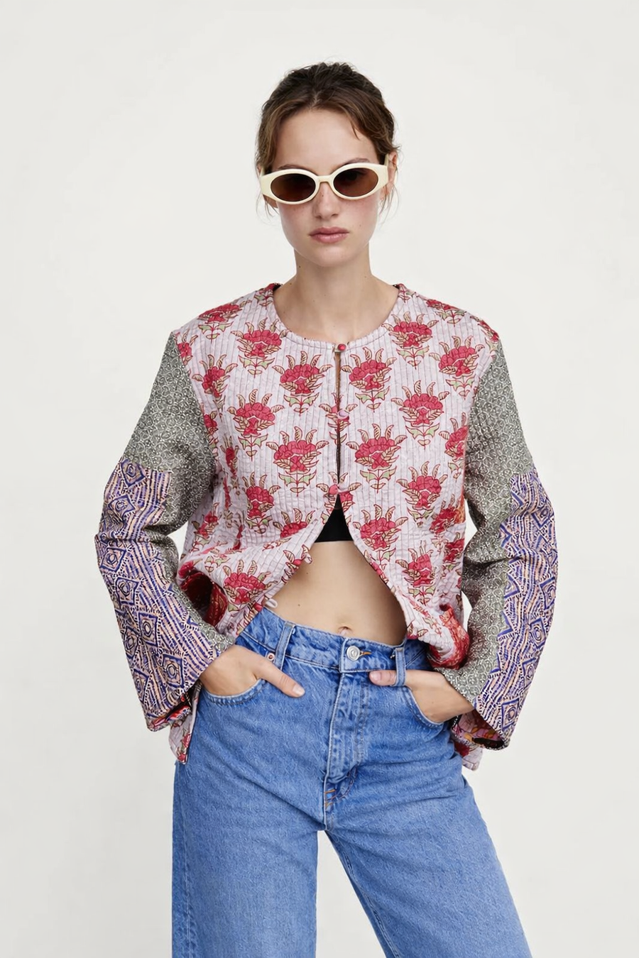 Gerlinde Patchwork Print Jacket