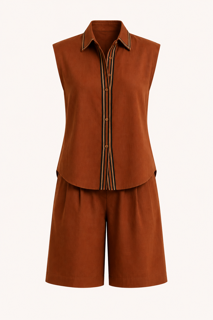 Serena Sleeveless Top and Shorts Set