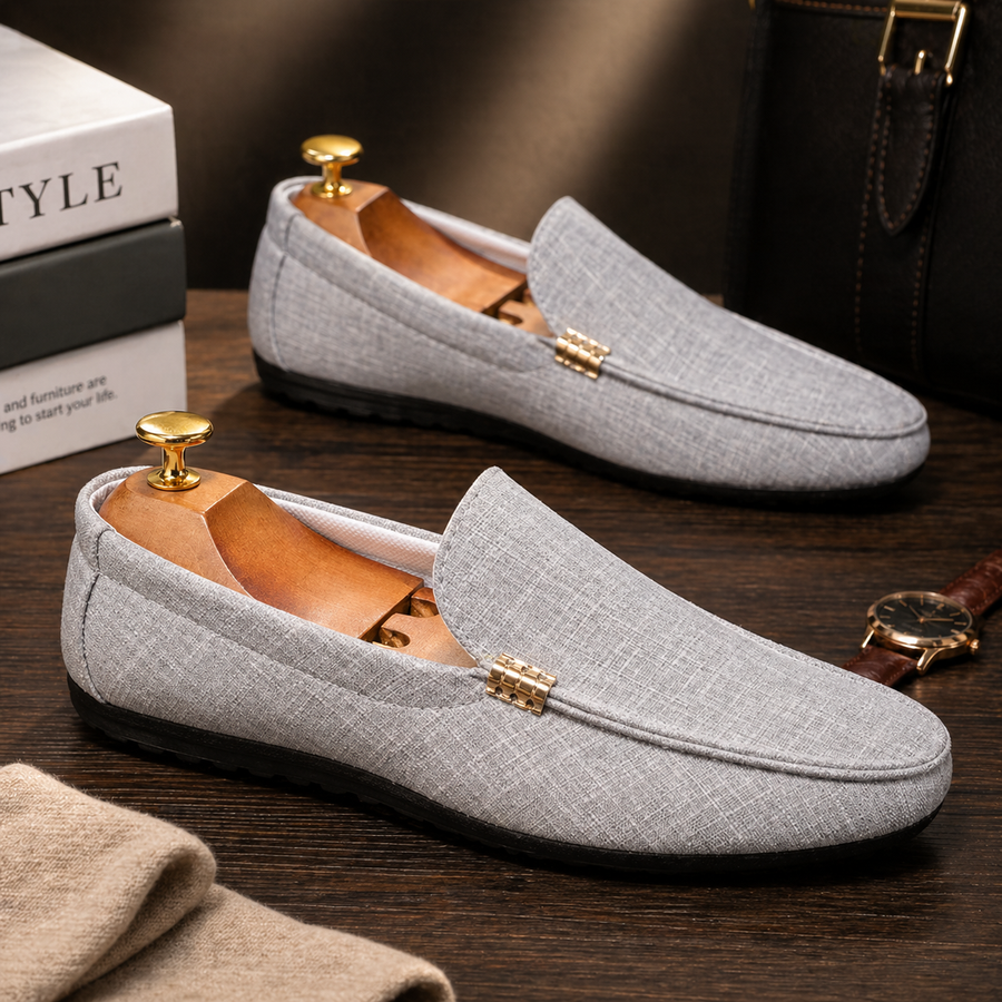 Fraser - Lightweight Canvas Slip-On Loafers