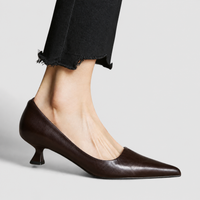 Cambria | Women's Pointed Toe Slingback Kitten Heels