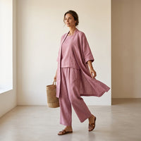 Pandora - Linen Three-Piece Lounge Set