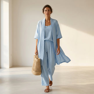 Pandora - Linen Three-Piece Lounge Set