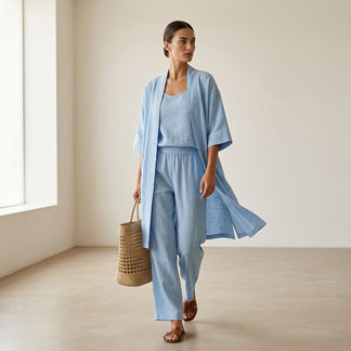 Pandora - Linen Three-Piece Lounge Set