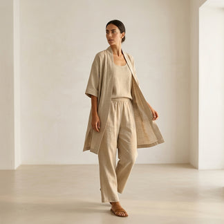 Pandora - Linen Three-Piece Lounge Set