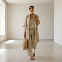 Pandora - Linen Three-Piece Lounge Set
