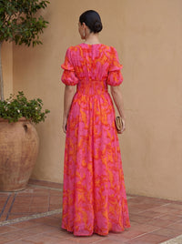 Tansy – Flowing V-Neck Maxi Dress