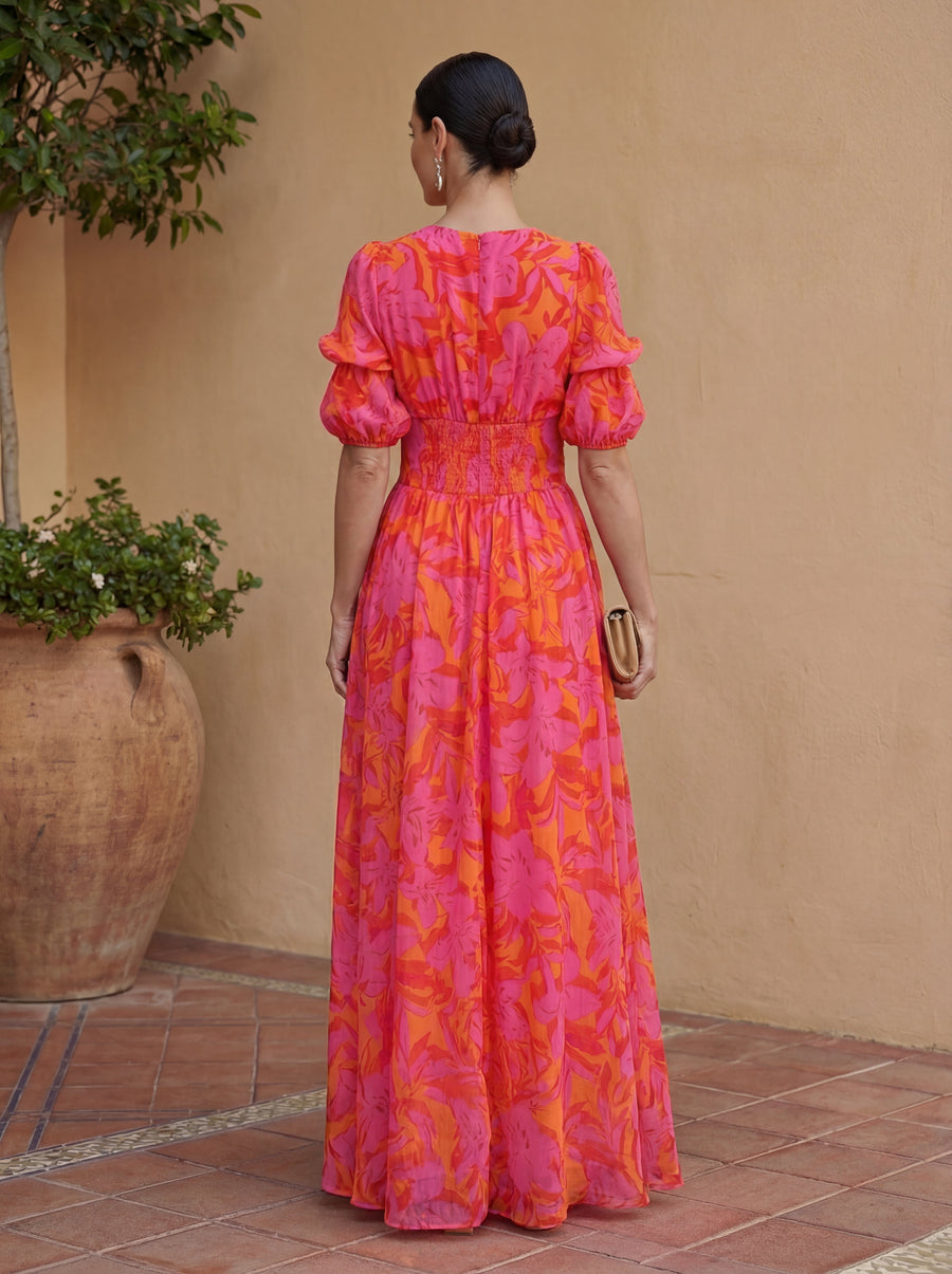 Tansy – Flowing V-Neck Maxi Dress