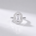 DIAMOND SQUARE VINTAGE RING