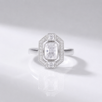 DIAMOND SQUARE VINTAGE RING