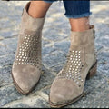 Erin - Studded Ankle Boots for Bold Style