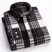Toby – Long-Sleeved Cotton Plaid Shirt