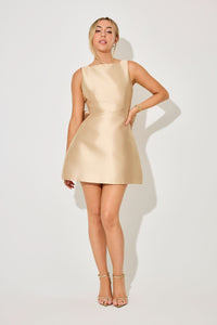 Emilia Bow Mini Dress