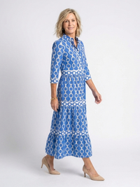Thea – Floral V-Neck Tiered Maxi Dress