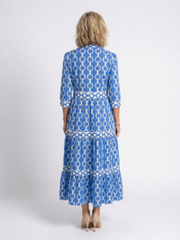 Thea – Floral V-Neck Tiered Maxi Dress