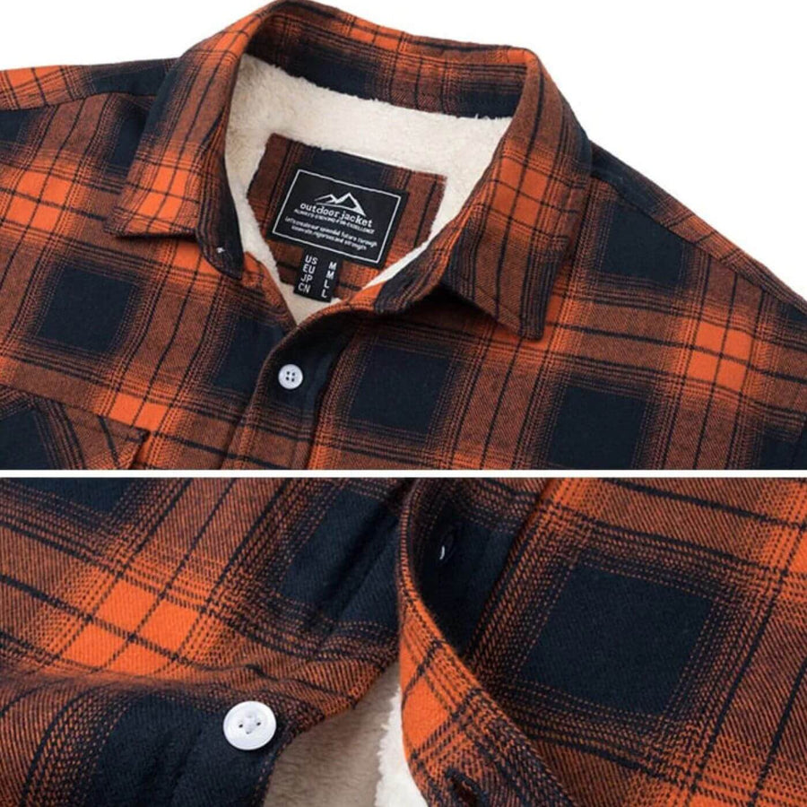 Tariq – Checked Lined Jacket for Cool Days