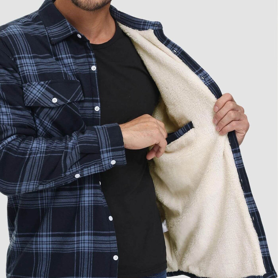 Tariq – Checked Lined Jacket for Cool Days