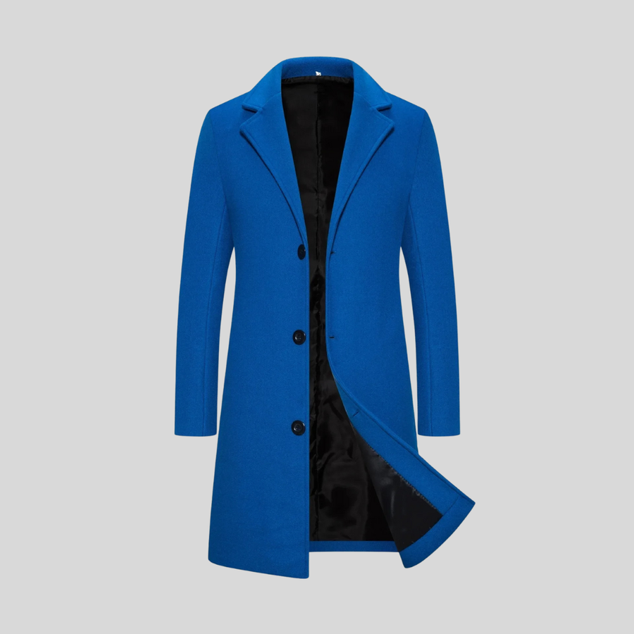 Rhys – Long Wool Coat