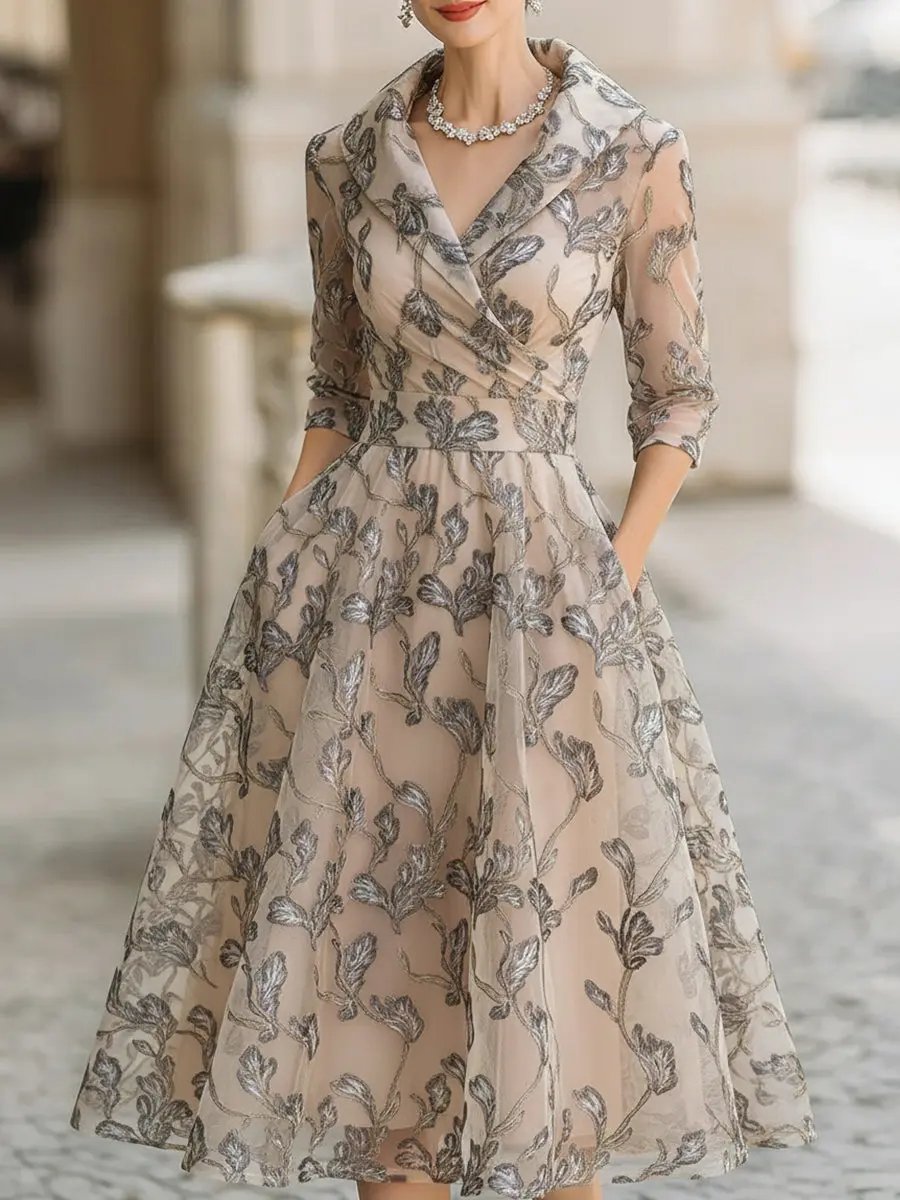 Priya – Classic Graceful Wrap Dress