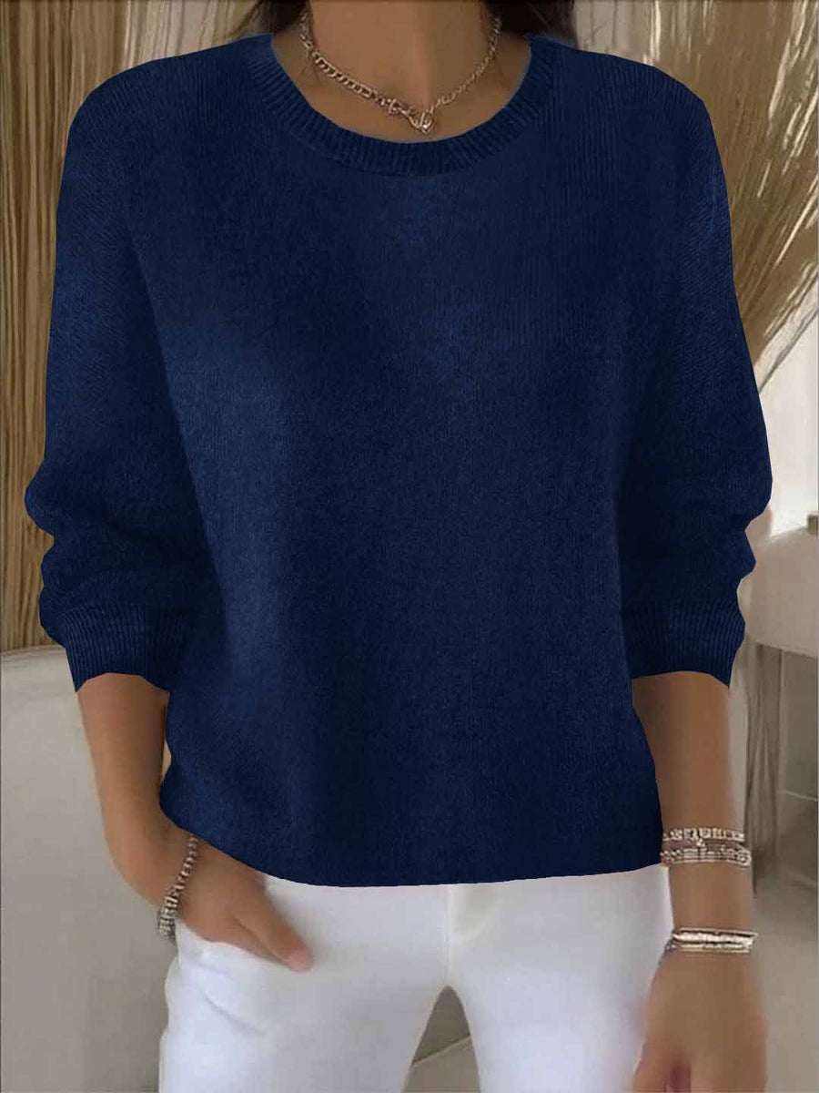 Lorie | Sophisticated Sweater Dark Blue