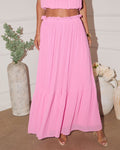 Lizbette Plisse Maxi Skirt