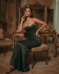 Leah - Corset Maxi Occasion Dress