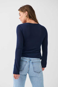 JESSALYN KNOT TIE TOP