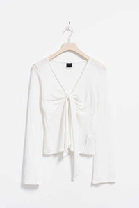 JESSALYN KNOT TIE TOP