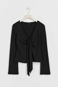 JESSALYN KNOT TIE TOP