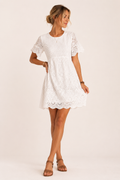 Ferchna Embroidered Midi Dress