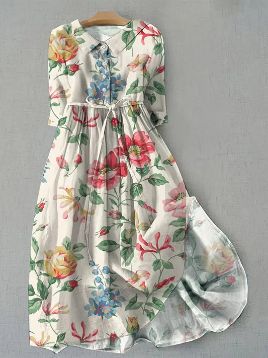 Diantha - Floral Dress for Women with Effortless Elegance & All-Day Comfort