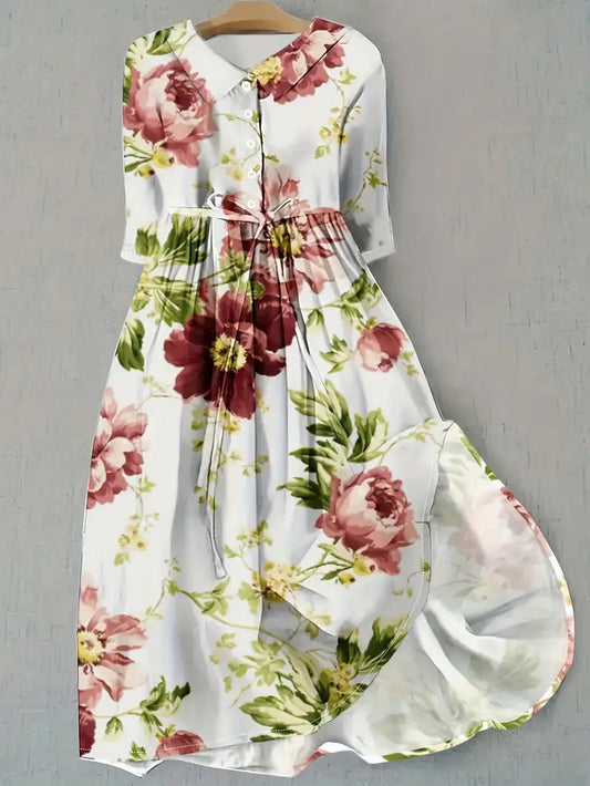 Bianca - Floral Dress for Women with Effortless Elegance & All-Day Comfort