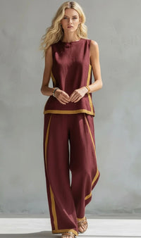 Lilias – Cotton Linen Two-Piece Set
