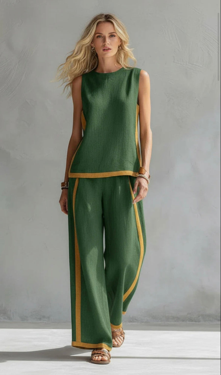 Lilias – Cotton Linen Two-Piece Set