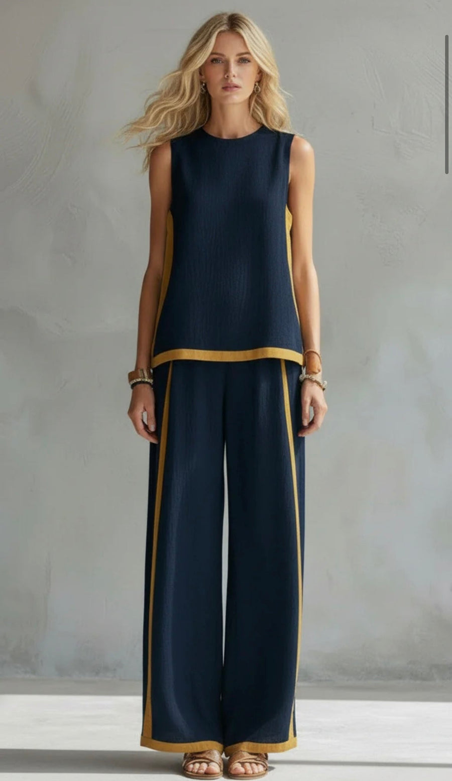 Lilias – Cotton Linen Two-Piece Set