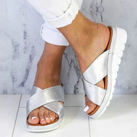 Chloe | Women Summer Orthopedic Style Sandals Silver