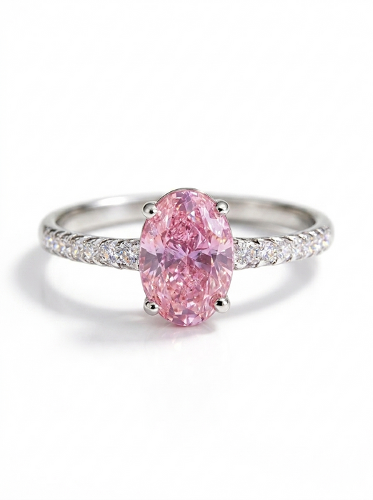 Pink Diamond Ring