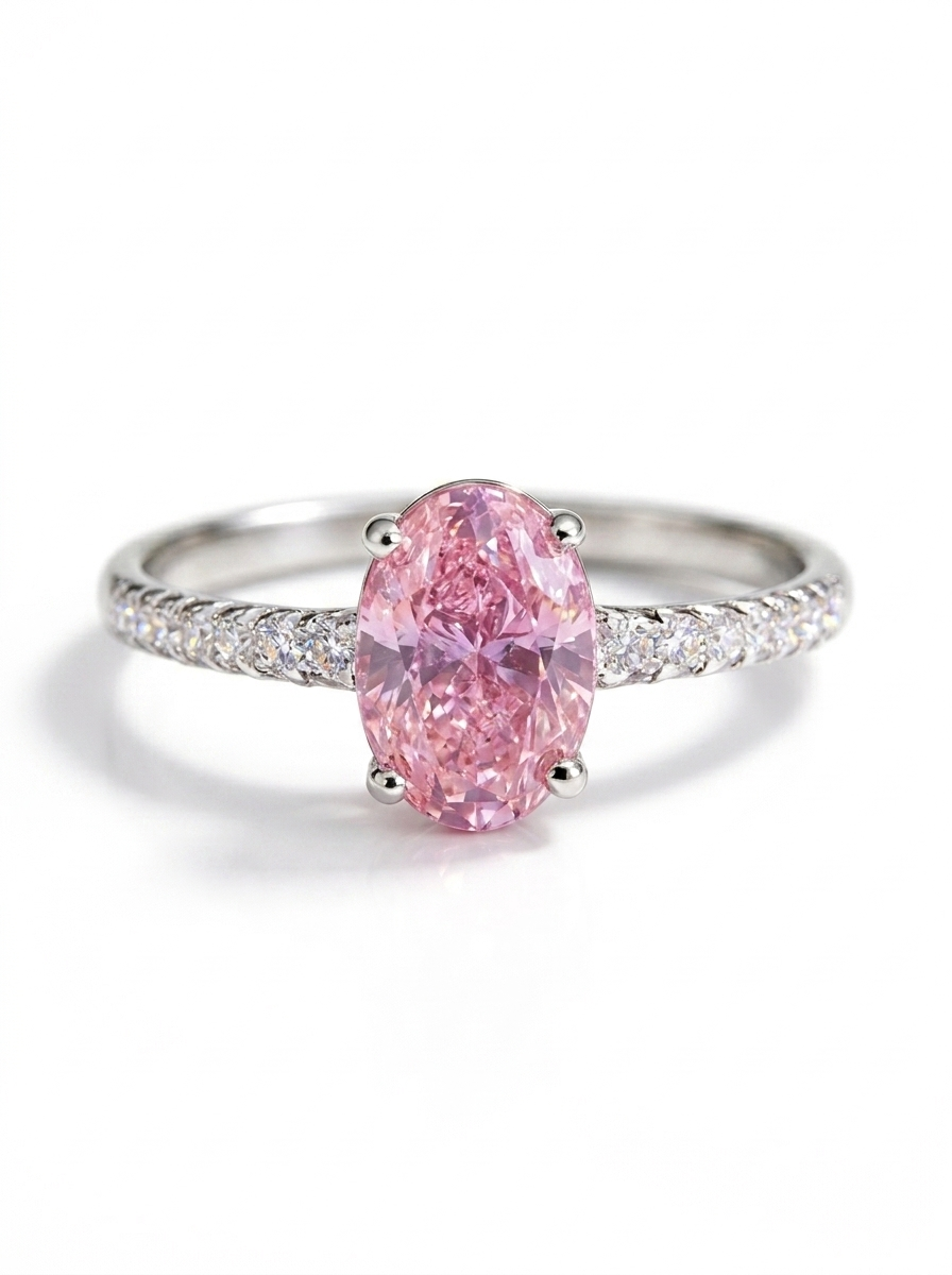 Pink Diamond Ring
