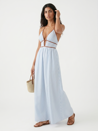 Kayleigh – Flowing Halterneck Summer Dress
