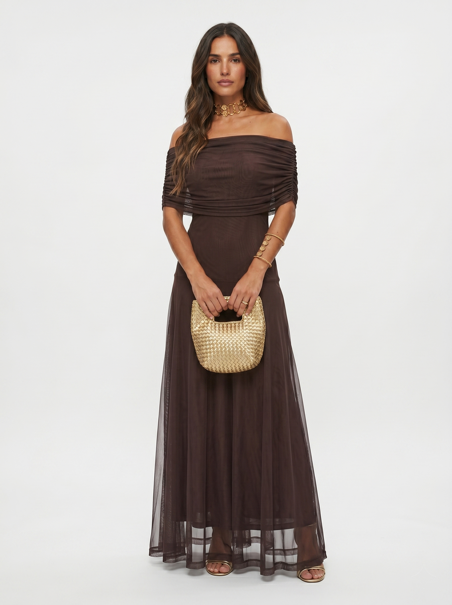 Myla - Elegant Off-Shoulder Maxi Dress