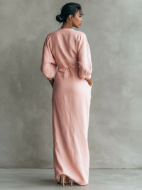 Fiora – Linen Blend Maxi Dress