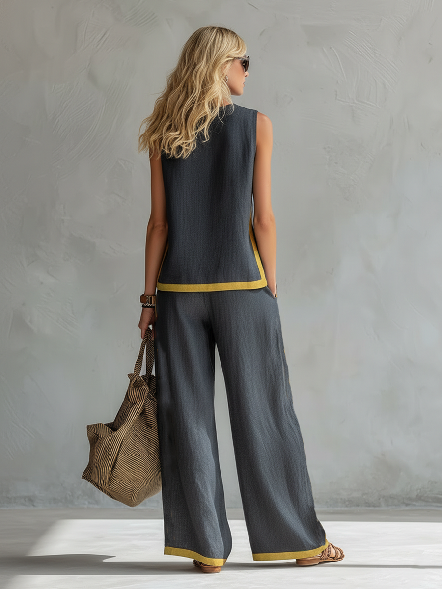 Lilias – Cotton Linen Two-Piece Set